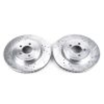 Picture of Power Stop 05-19 Chrysler 300 Front Evolution Drilled & Slotted Rotors - Pair