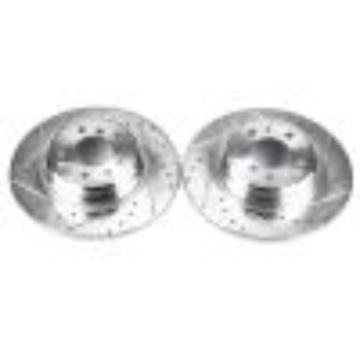 Picture of Power Stop 1995 BMW 740i Rear Evolution Drilled & Slotted Rotors - Pair