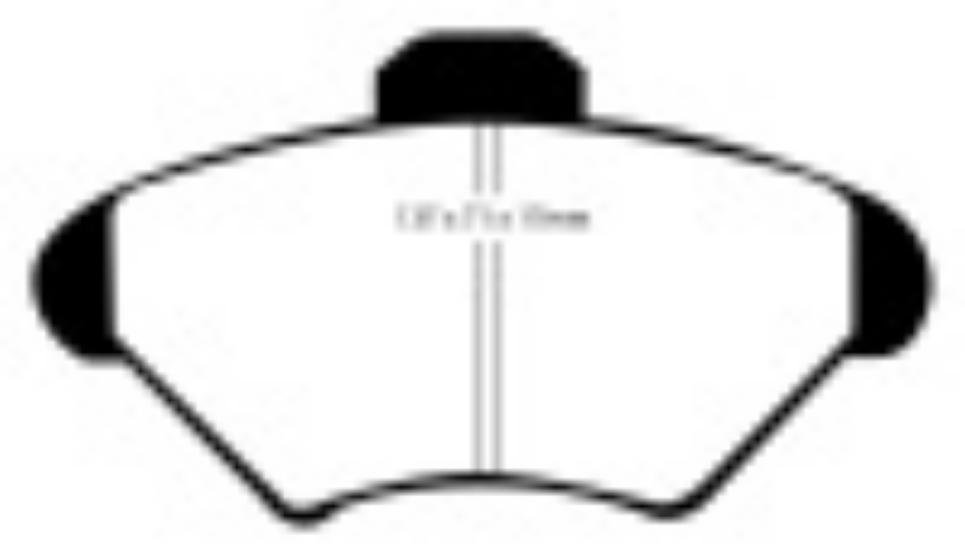 Picture of EBC 94-98 Ford Mustang 3-8 Redstuff Front Brake Pads