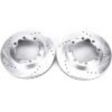 Picture of Power Stop 90-00 Chevrolet K3500 Front Evolution Drilled & Slotted Rotors - Pair
