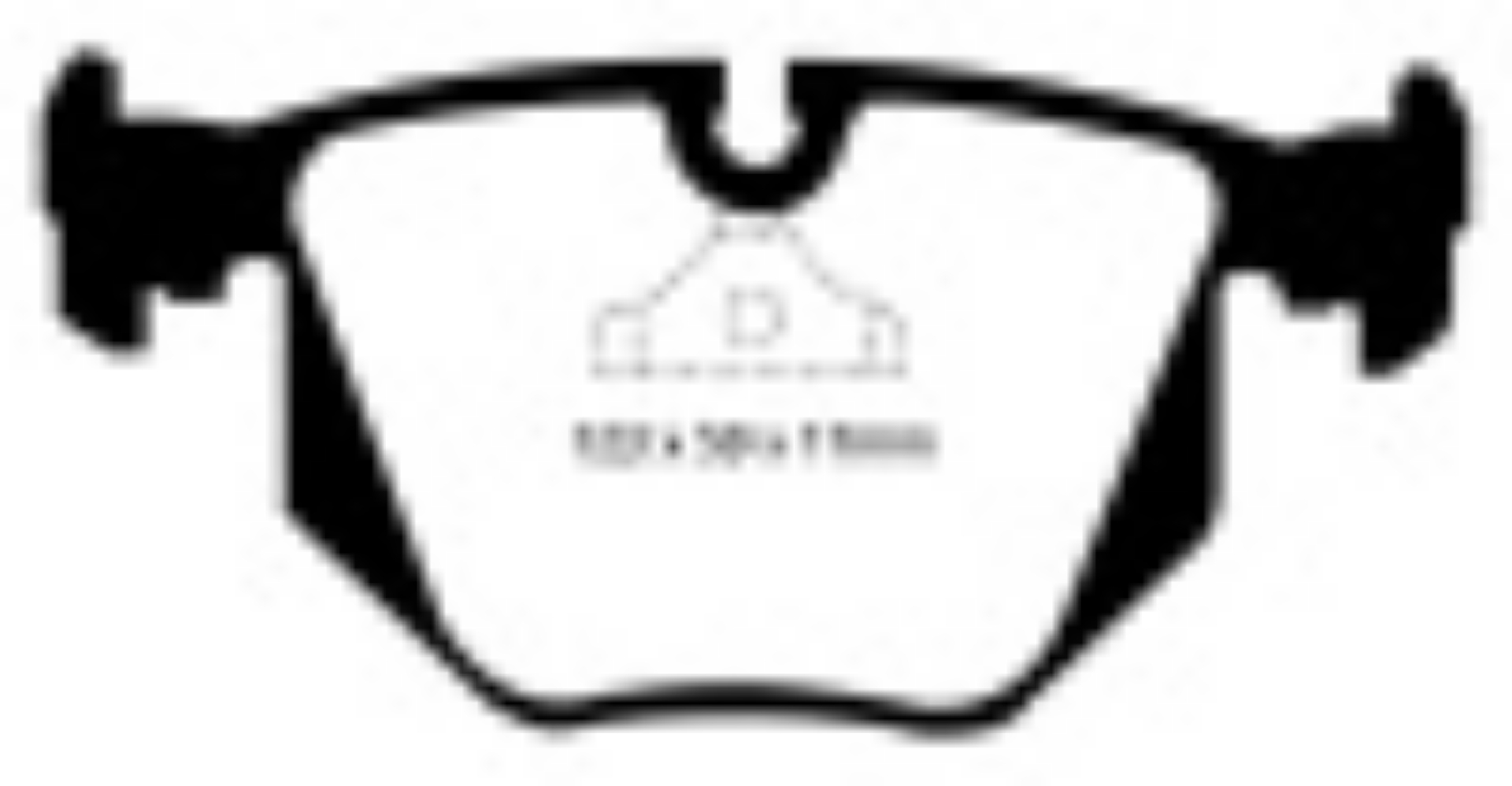 Picture of EBC 94-99 BMW M5 3-8 E34 Redstuff Rear Brake Pads