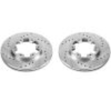 Picture of Power Stop 85-86 Nissan 720 Front Evolution Drilled & Slotted Rotors - Pair