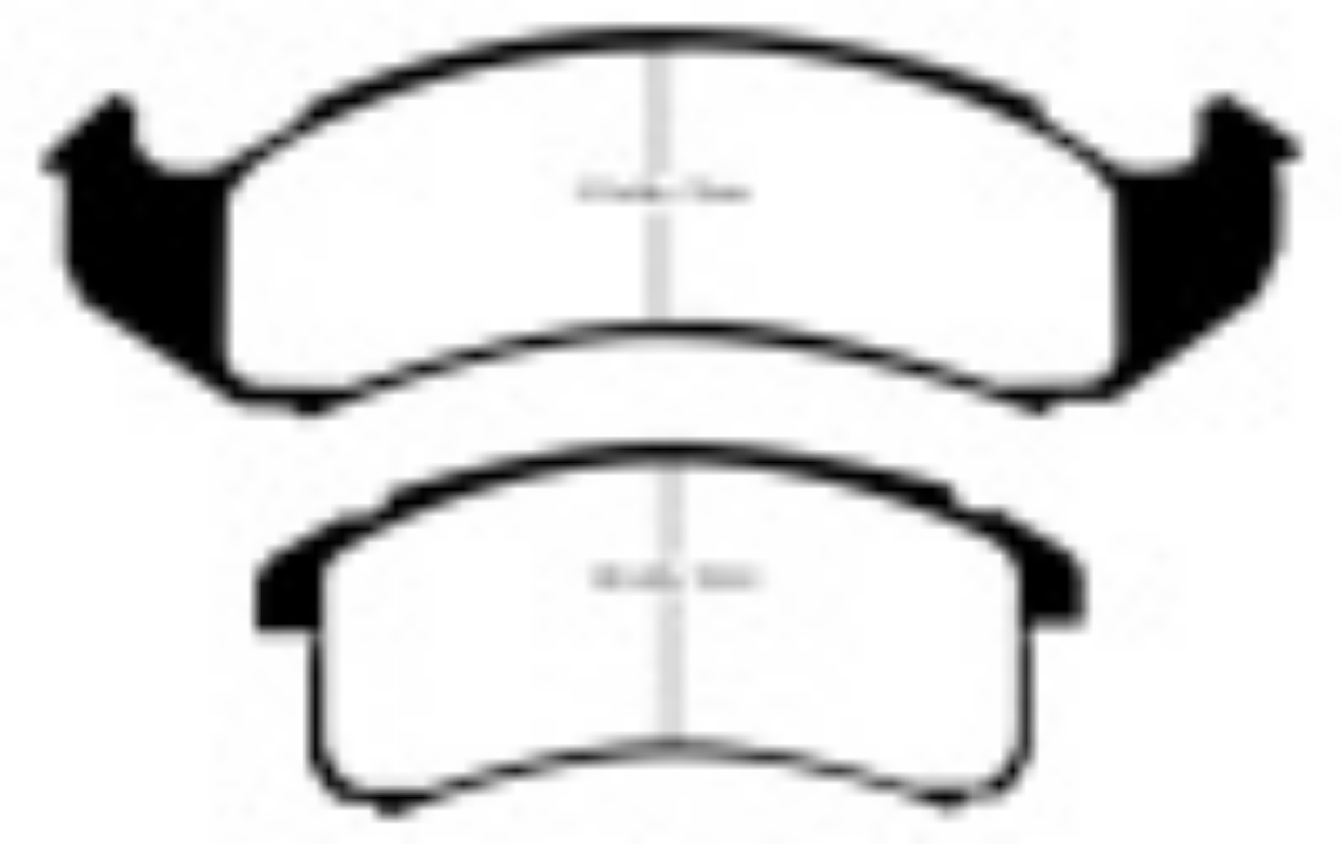 Picture of EBC 94-99 Buick Le Sabre FWD 3-8 Redstuff Front Brake Pads