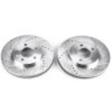 Picture of Power Stop 05-10 Ford Mustang Front Evolution Drilled & Slotted Rotors - Pair