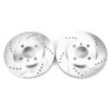 Picture of Power Stop 1991 BMW 318i Front Evolution Drilled & Slotted Rotors - Pair