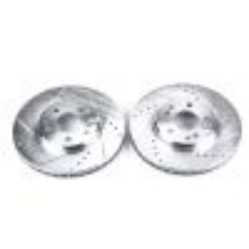 Picture of Power Stop 90-93 Mercedes-Benz 300SL Front Evolution Drilled & Slotted Rotors - Pair
