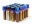 Picture of Wheel Mate Mevius Lug Bolt Set of 20 - Blue Neon 14x1-50 50mm Cone 60 DEG TAP