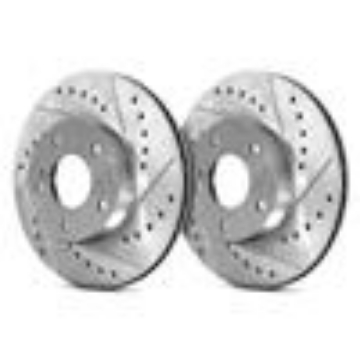 Picture of StopTech Select Sport 02-06 Cadillac Escalade / 03-06 Avalanche 1500 Slotted/Drilled Left Rear Rotor