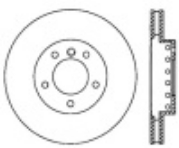 Picture of StopTech Slotted & Drilled Sport Brake Rotor