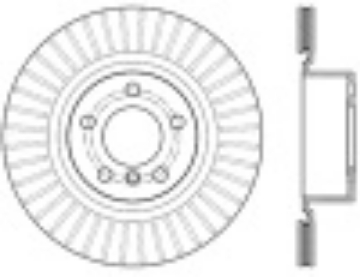 Picture of StopTech Slotted & Drilled Sport Brake Rotor