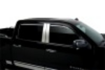 Picture of Putco 14-18 Chevy Silverado LD - 4 Door - Crew Cab Element Tinted Window Visors