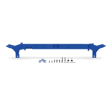 Picture of Mishimoto 2008-2010 Ford 6.4L Powerstroke Upper Support Bar - Wrinkle Blue