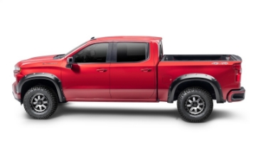 Picture of Bushwacker 19-21 Chevrolet Silverado 1500 Pocket Style Flares Font 2pc - Black