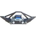 Picture of DV8 Offroad 07-18 Jeep Wrangler JK/JL FS-10 Full Length Steel Front Bumper w/ Skid Plate