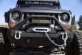 Picture of DV8 Offroad 07-18 Jeep Wrangler JK/JL FS-15 Steel Stubby Front Bumper w/ Fog Lights