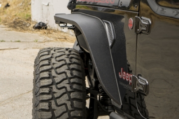 Picture of DV8 Offroad 2018+ Wrangler JL Slim Fenders w/ LED Turn Signal Lights (Set of 4)