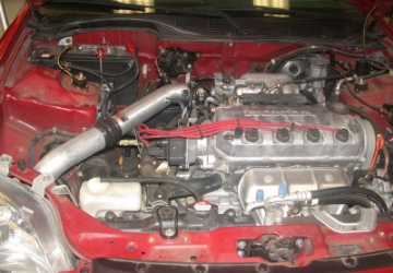 Picture of K&N Performance Intake Kit TYPHOON; HONDA CIVIC EX, L4-1.6L, 96-00; POLISH