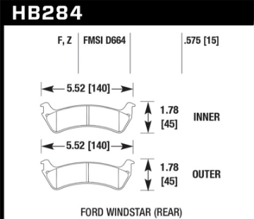 Picture of Hawk HPS Street Brake Pads