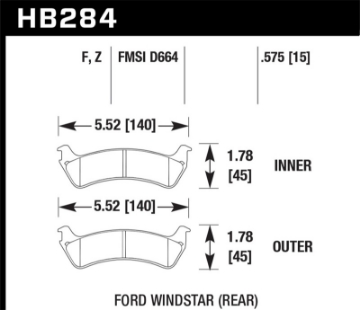 Picture of Hawk HPS Street Brake Pads