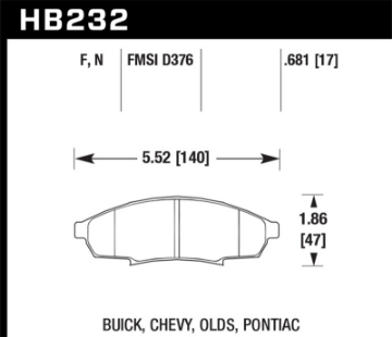 Picture of Hawk HPS Street Brake Pads