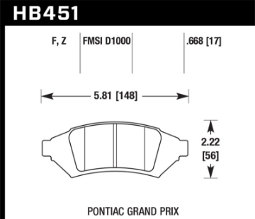 Picture of Hawk Performance Ceramic Street Brake Pads