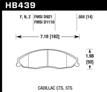 Picture of Hawk Performance Ceramic Street Brake Pads
