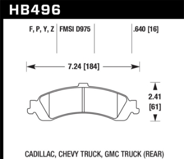 Picture of Hawk Performance Ceramic Street Brake Pads