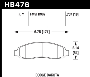 Picture of Hawk LTS Street Brake Pads
