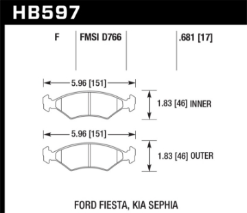 Picture of Hawk HPS Street Brake Pads