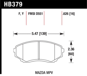 Picture of Hawk LTS Street Brake Pads