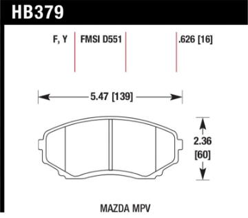 Picture of Hawk LTS Street Brake Pads