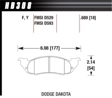 Picture of Hawk LTS Street Brake Pads
