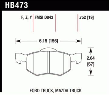 Picture of Hawk HPS Street Brake Pads