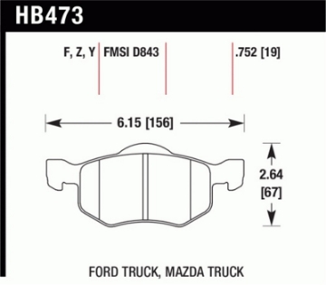 Picture of Hawk HPS Street Brake Pads