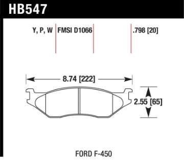 Picture of Hawk Super Duty Street Brake Pads