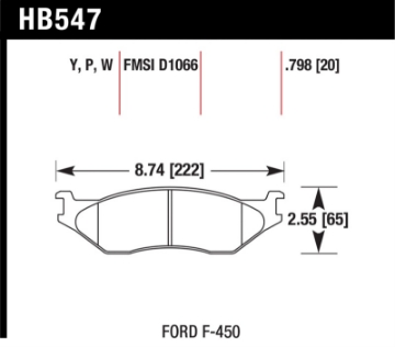 Picture of Hawk LTS Street Brake Pads