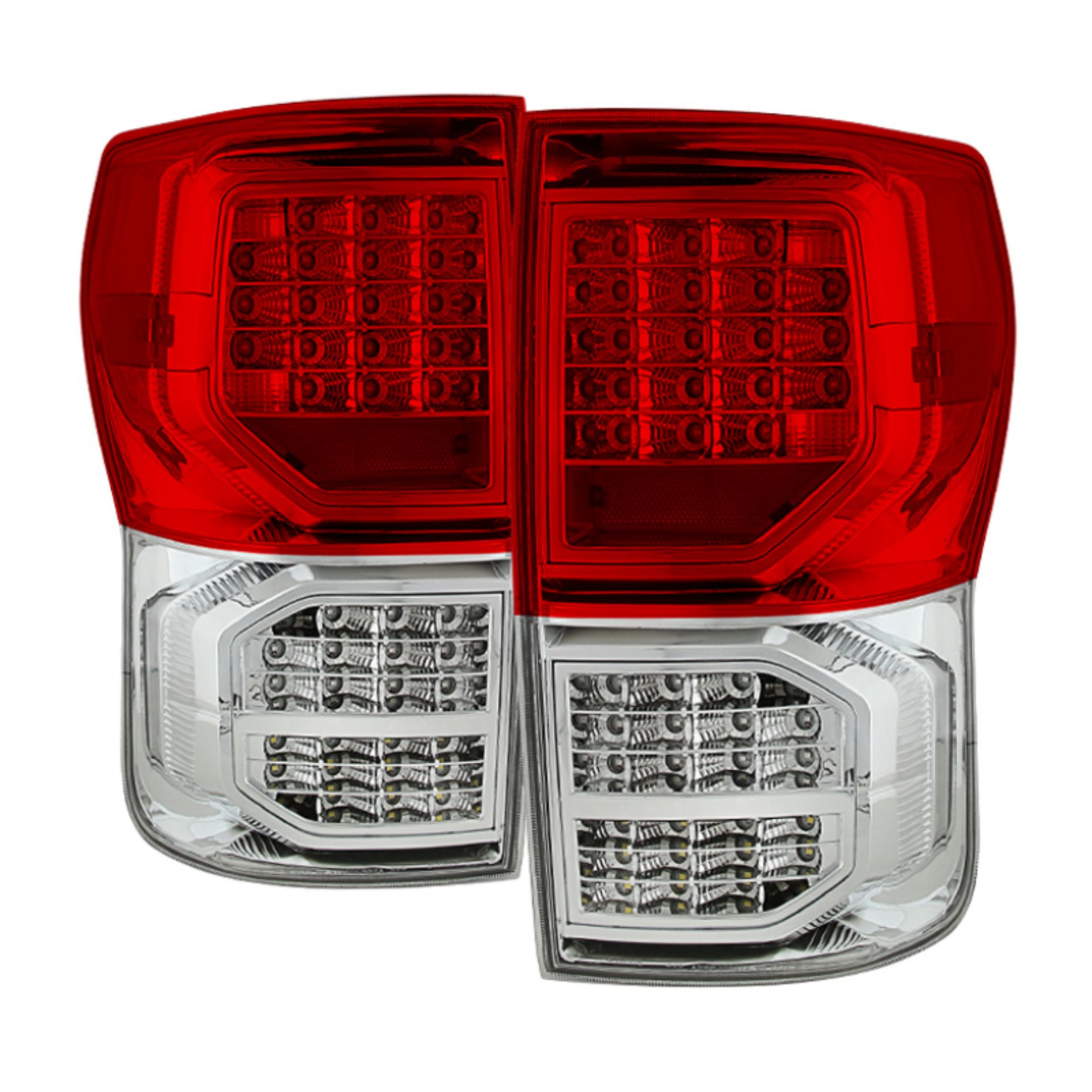 Picture of Xtune Toyota Tundra 07-13 LED Tail Lights Rec Clear ALT-JH-TTU07-LED-G2-RC