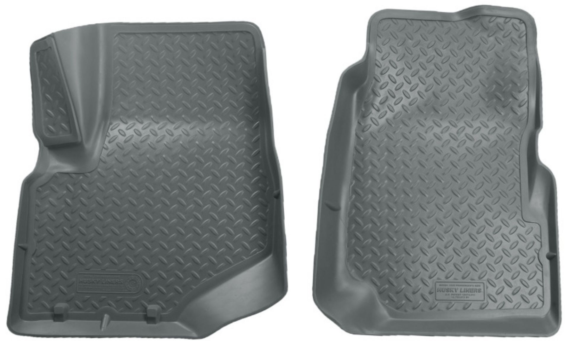 Picture of Husky Liners 02-08 GM Trailblazer/Bravada/Envoy/05-08 Saab 9-7X Classic Style Gray Floor Liners