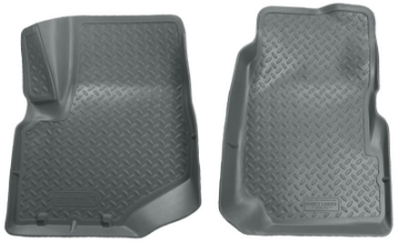 Picture of Husky Liners 02-08 GM Trailblazer/Bravada/Envoy/05-08 Saab 9-7X Classic Style Gray Floor Liners