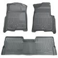Picture of Husky Liners 09-12 Ford F-150 Super Crew Cab WeatherBeater Combo Gray Floor Liners