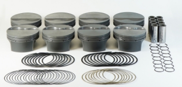 Picture of Mahle MS Piston Set GM LS 376ci 4-07in Bore 3-622in Stk 6-125in Rod -927 Pin -4cc 10-1 CR Set of 8
