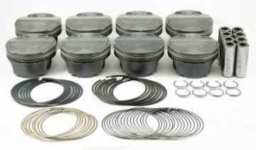 Picture of Mahle MS Piston Set SBF 302ci 3-630in Bore 3-65in Stroke 5-933in Rod -866 Pin 10cc 12:5 CR Set of 8
