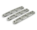 Picture of DV8 Offroad 2007-2018 Jeep JK Silver Slot Style Door Handle Inserts - Set Of 3