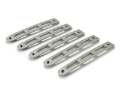 Picture of DV8 Offroad 2007-2018 Jeep JK Silver Slot Style Door Handle Inserts - Set Of 5