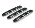Picture of DV8 Offroad 2007-2018 Jeep JK Black Slot Style Door Handle Inserts - Set Of 3