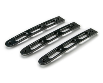 Picture of DV8 Offroad 2007-2018 Jeep JK Black Slot Style Door Handle Inserts - Set Of 3