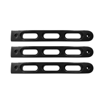 Picture of DV8 Offroad 2007-2018 Jeep JK Black Slot Style Door Handle Inserts - Set Of 3