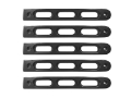 Picture of DV8 Offroad 2007-2018 Jeep JK Black Slot Style Door Handle Inserts - Set Of 5