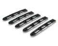 Picture of DV8 Offroad 2007-2018 Jeep JK Black Slot Style Door Handle Inserts - Set Of 5