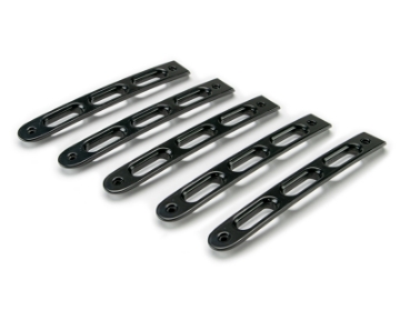 Picture of DV8 Offroad 2007-2018 Jeep JK Black Slot Style Door Handle Inserts - Set Of 5